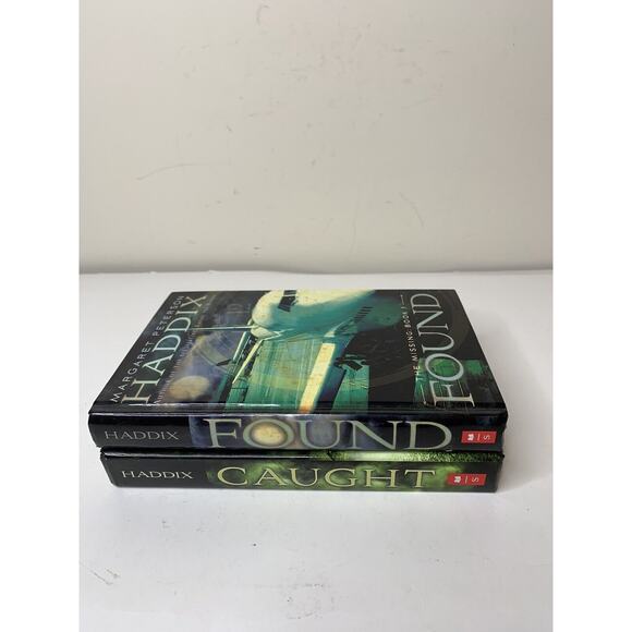 The Missing Series by Margaret Peterson Haddix Hardcover Books FOUND CAUGHT - Picture 3 of 6